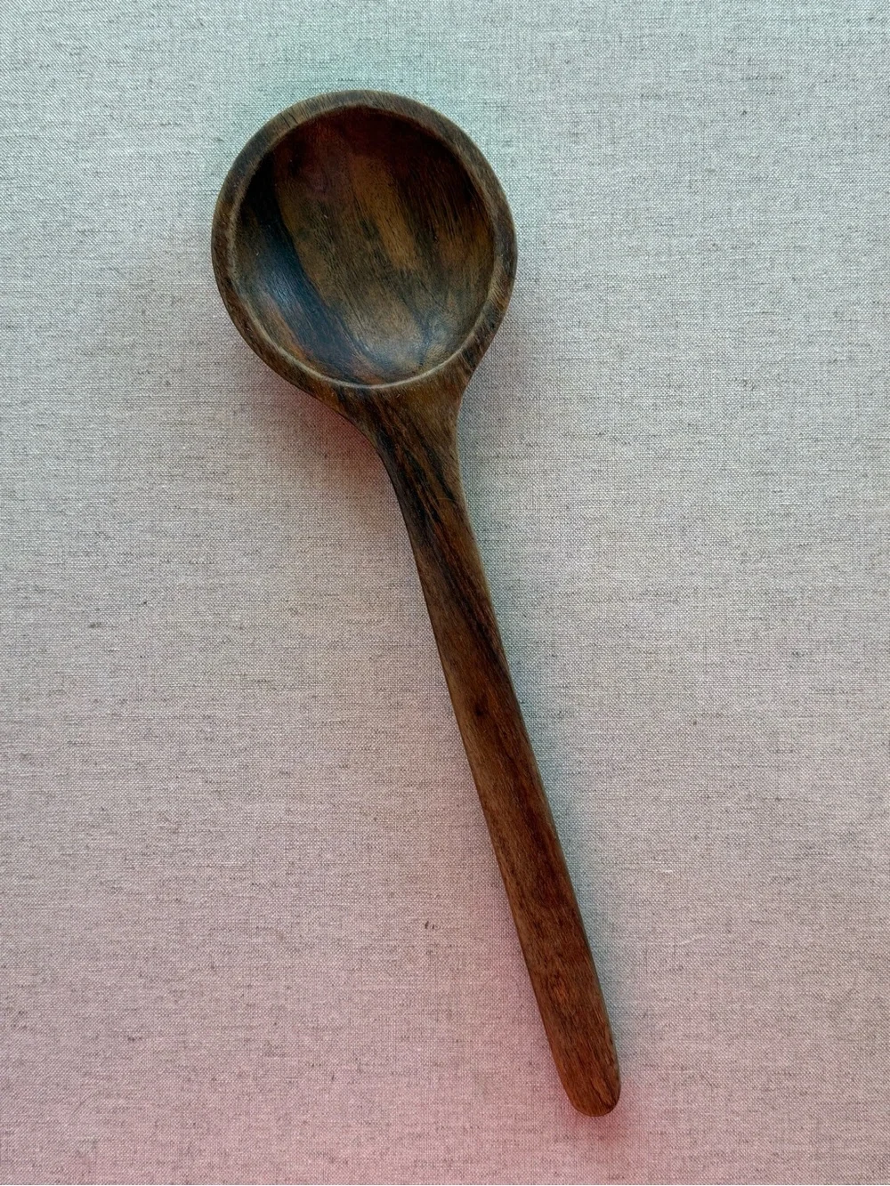 Vintage Wooden Spoon Large Rustic Wood Serving Spoon 12”